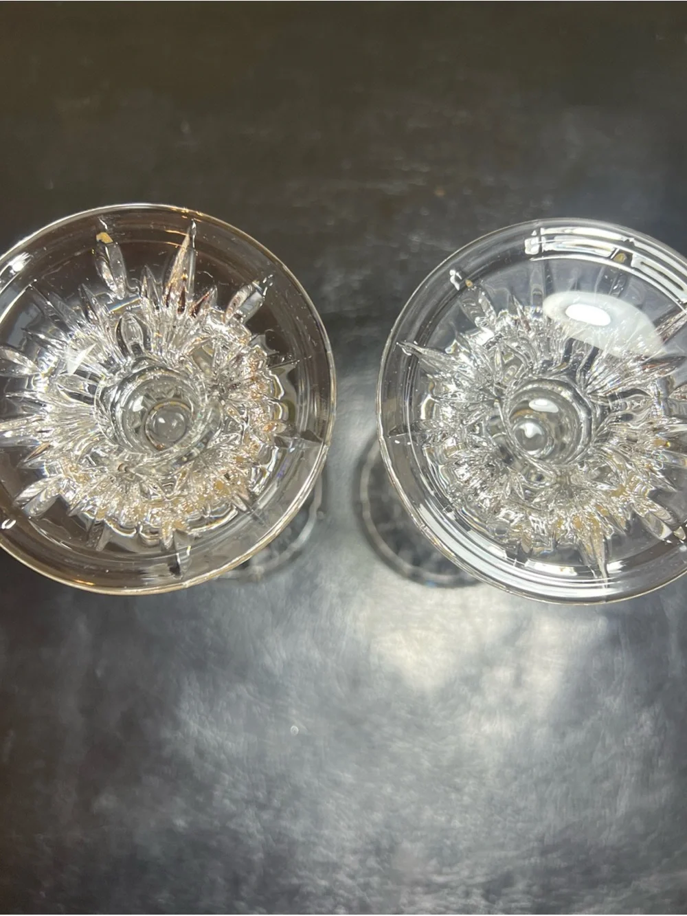 Princess House #730 Two/2 Lead Crystal Candlesticks Bud Vase Vtg Germany 7 3/4”